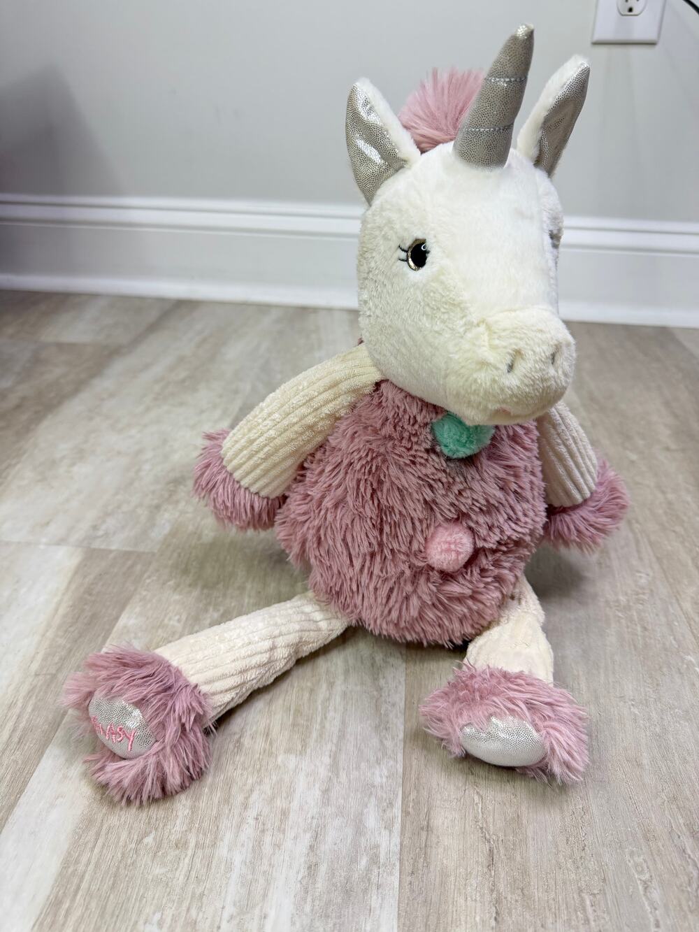 Scentsy Buddy Dazzle The Unicorn Glam Stuffie Baked Apple Pie Scent Pack Plush